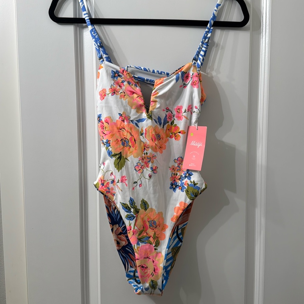 Maaji Reversible One Piece Swimsuit NWT Size M